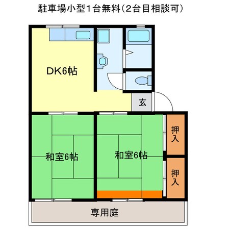 ソファレハイツⅡの物件間取画像